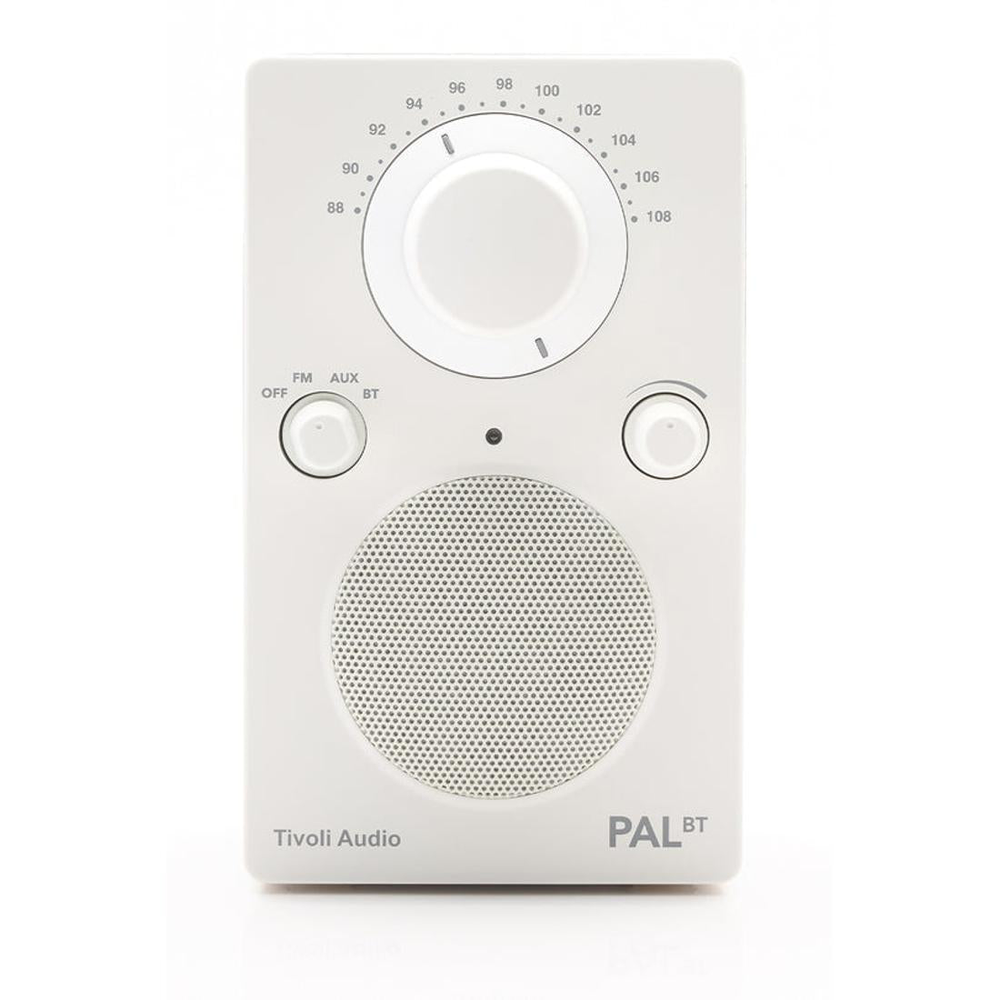 PAL BT bluetooth radio in white