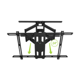 Kanto PDX680 Full Motion TV Wall Mount with 24" Extension