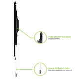 Kanto PF300 Fixed Low-Profile TV Wall Mount for 40"–100" TVs with 150 lb Capacity - Black