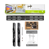 Kanto PF300 Fixed Low-Profile TV Wall Mount for 40"–100" TVs with 150 lb Capacity - Black