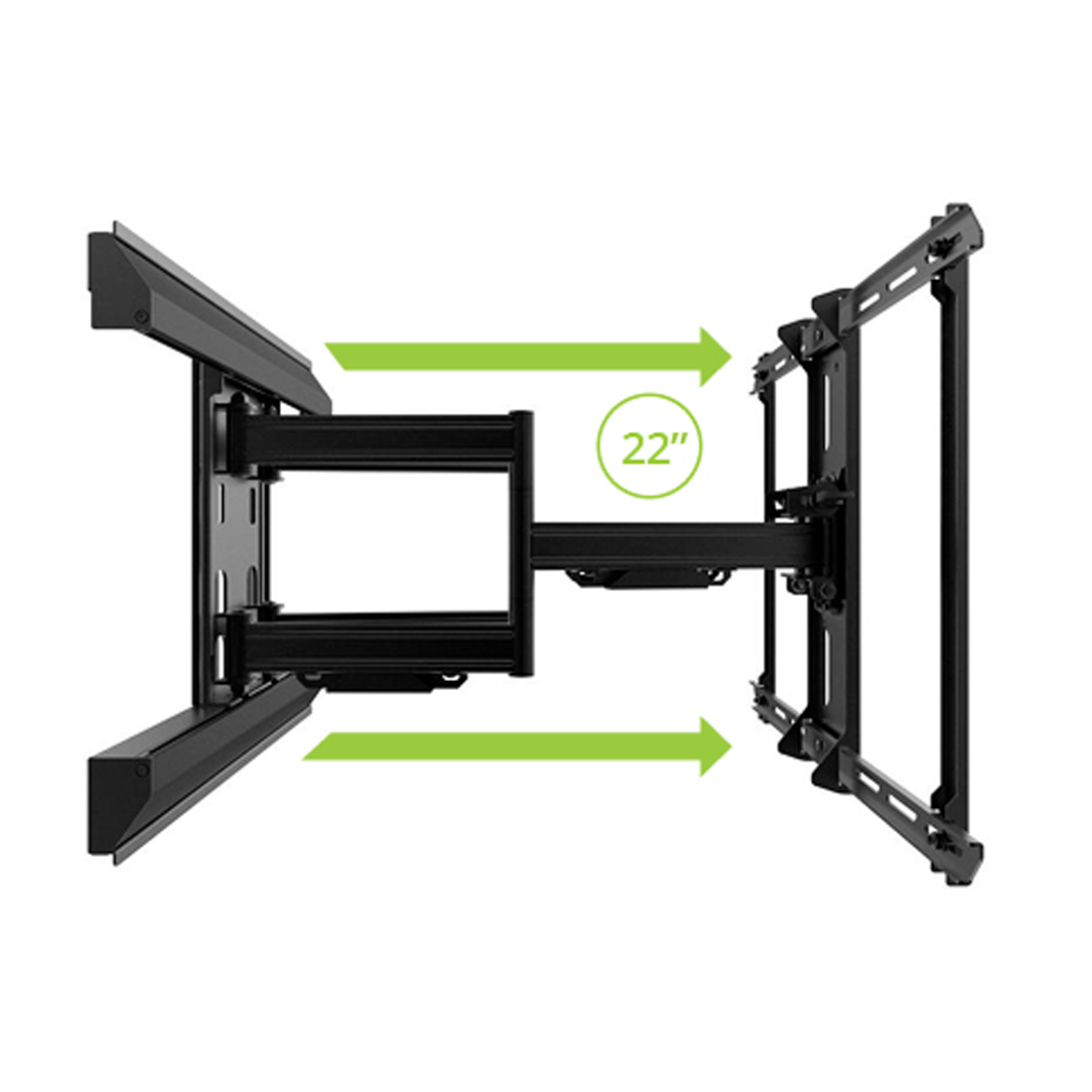 Kanto Pro Series PMX660 Full Motion TV Wall Mount with 22" Extension