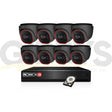 Provision 884MP-V2 Turret Camera Security Bundle x 8 – Grey