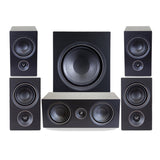 PSB Alpha Bookshelf Speaker Bundle – Black Ash