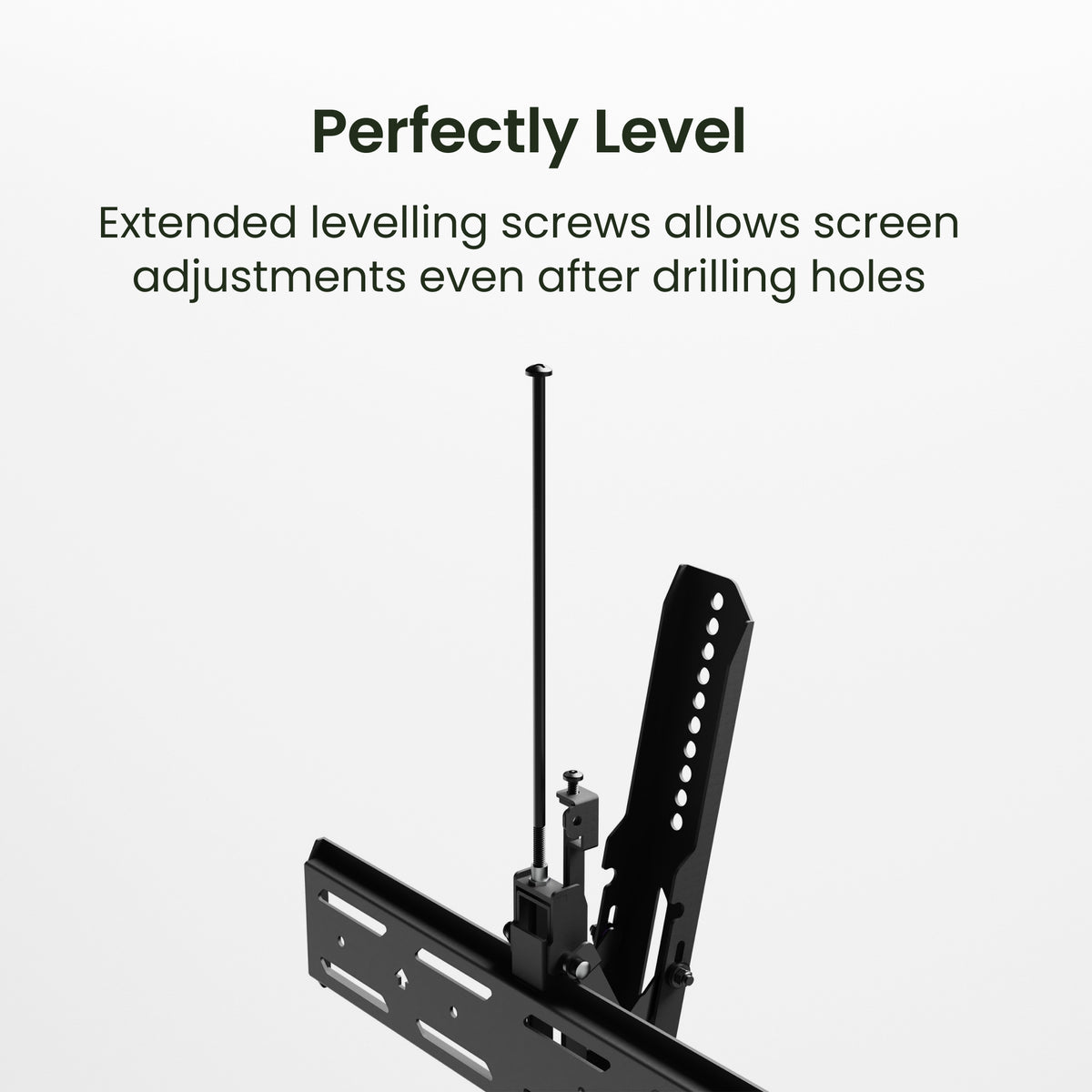 Kanto PT500 Low Profile Tilting TV Wall Mount with 250 lb Capacity - Black