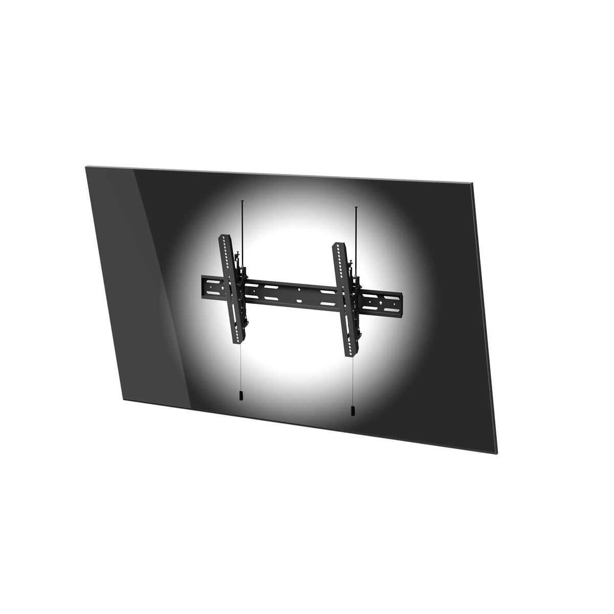 Kanto PT500 Low Profile Tilting TV Wall Mount with 250 lb Capacity - Black