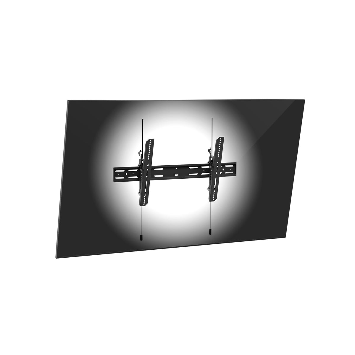 Kanto PT500 Low Profile Tilting TV Wall Mount with 250 lb Capacity - Black