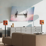 Kanto PT500 Low Profile Tilting TV Wall Mount with 250 lb Capacity - Black