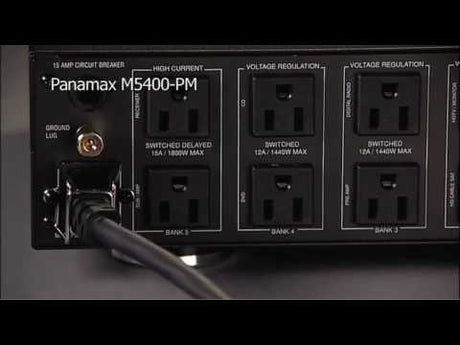 Panamax M5400-PM Max 5400 Power Management w/ Voltage Regulation, 2RU, 11 Outlets