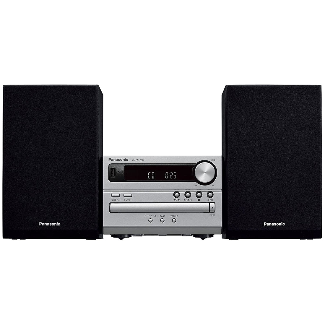 Panasonic SC-PM250S Compact CD System with Bluetooth - Gibbys