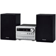 Panasonic SC-PM250 audio system with two black speakers
