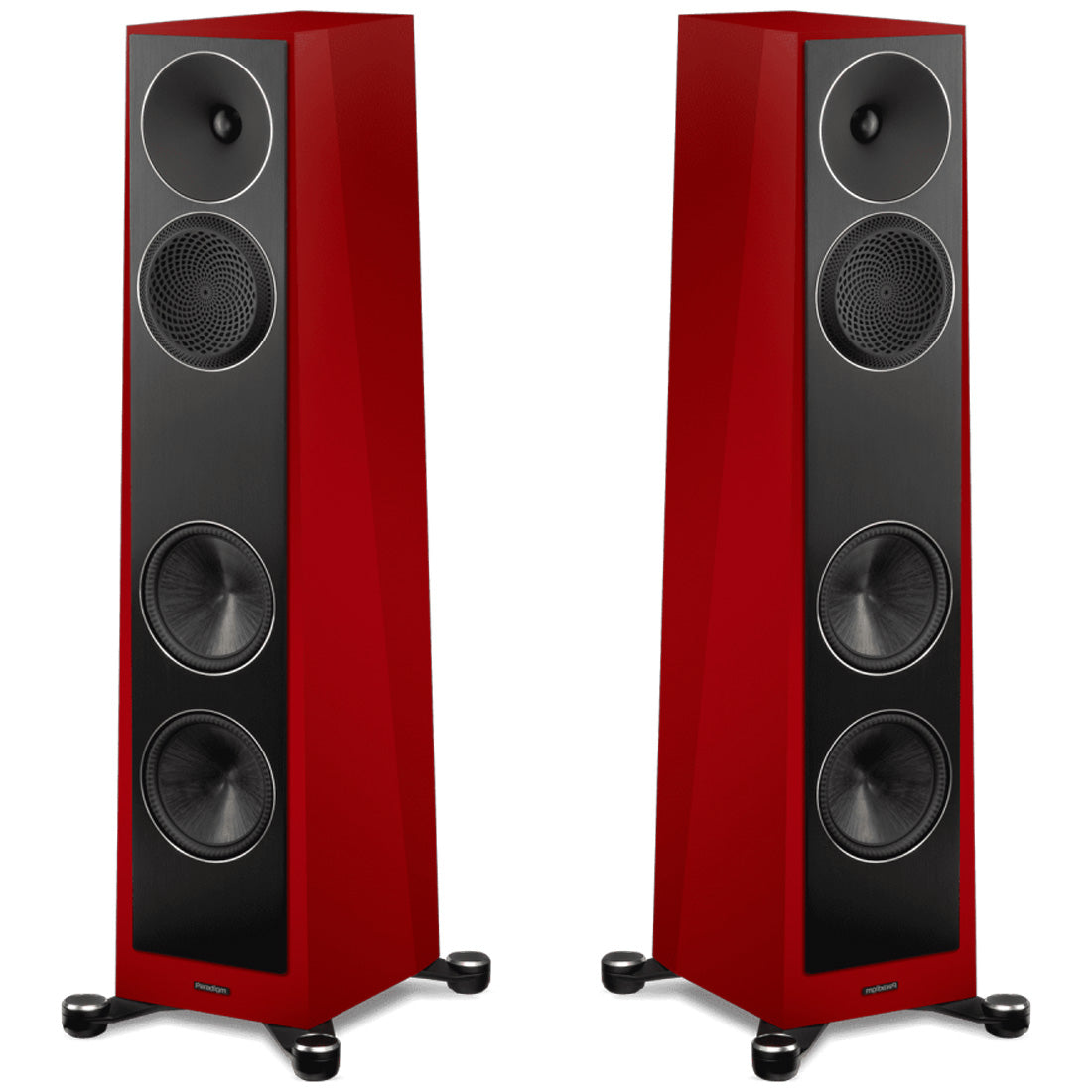 Paradigm Founder 80F 4-Driver 2.5 Way Floor Standing Speakers -  Ruby Frostbite - Pair
