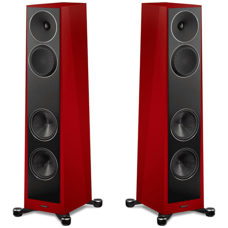 Paradigm Founder 80F 4-Driver 2.5 Way Floor Standing Speakers -  Ruby Frostbite - Pair