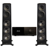 Anthem MRX 1140 8K AV Receiver | Paradigm Founder 120H Floor Standing Speaker - Black Walnut - Pair - Bundle