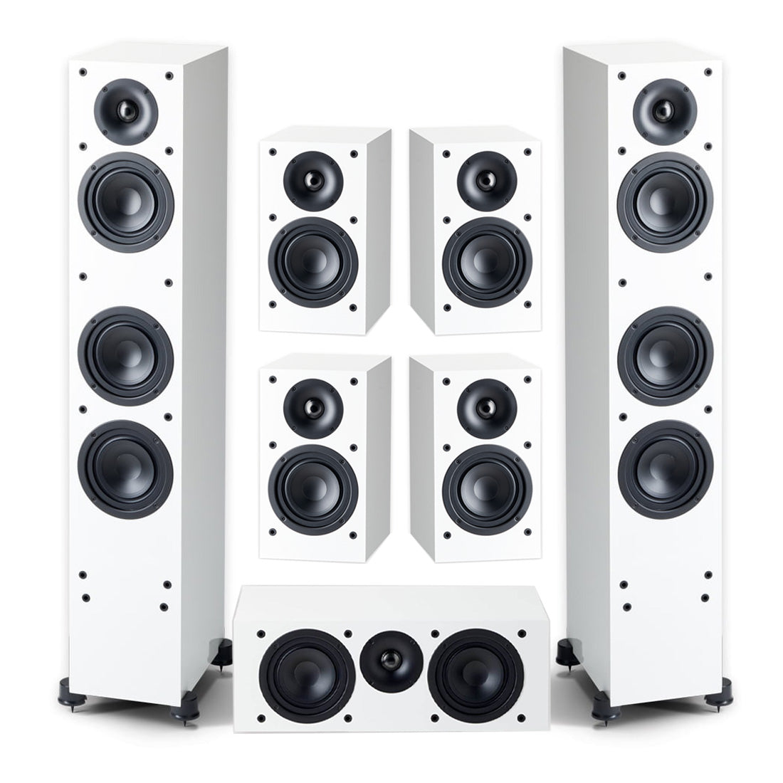 Paradigm MONITOR SE 6000F 7.0 Speaker Bundle #1 White