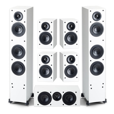 Paradigm MONITOR SE 6000F 7.0 Speaker Bundle #1 White