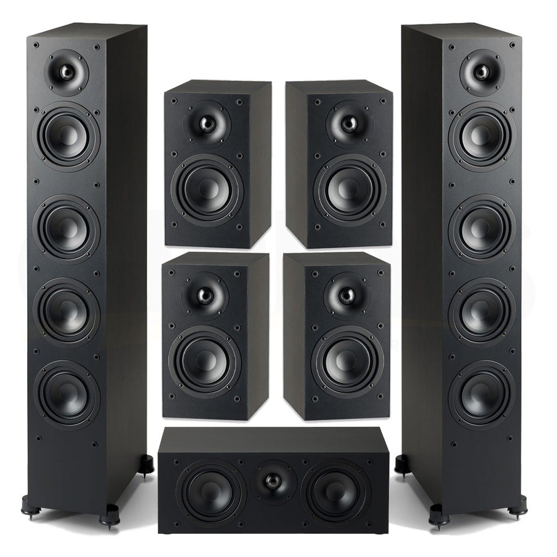 Paradigm MONITOR SE 6000F 7.0 Speaker Bundle #1 Black