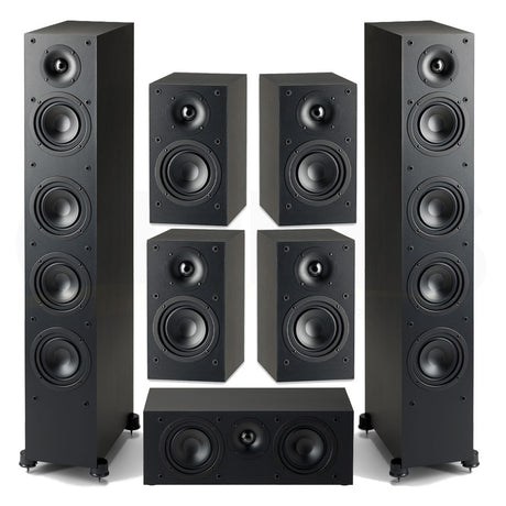 Paradigm MONITOR SE 6000F 7.0 Speaker Bundle #1 Black
