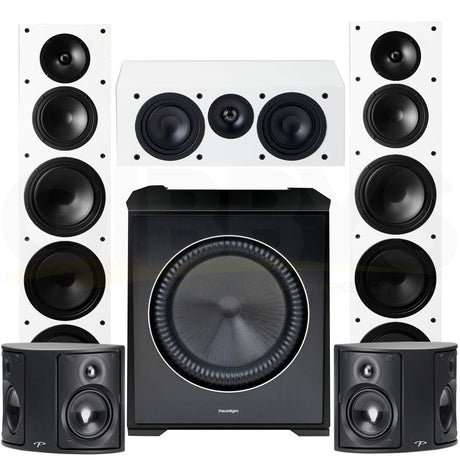 Paradigm Monitor SE 8000F 5.1 Speaker Bundle #1 White