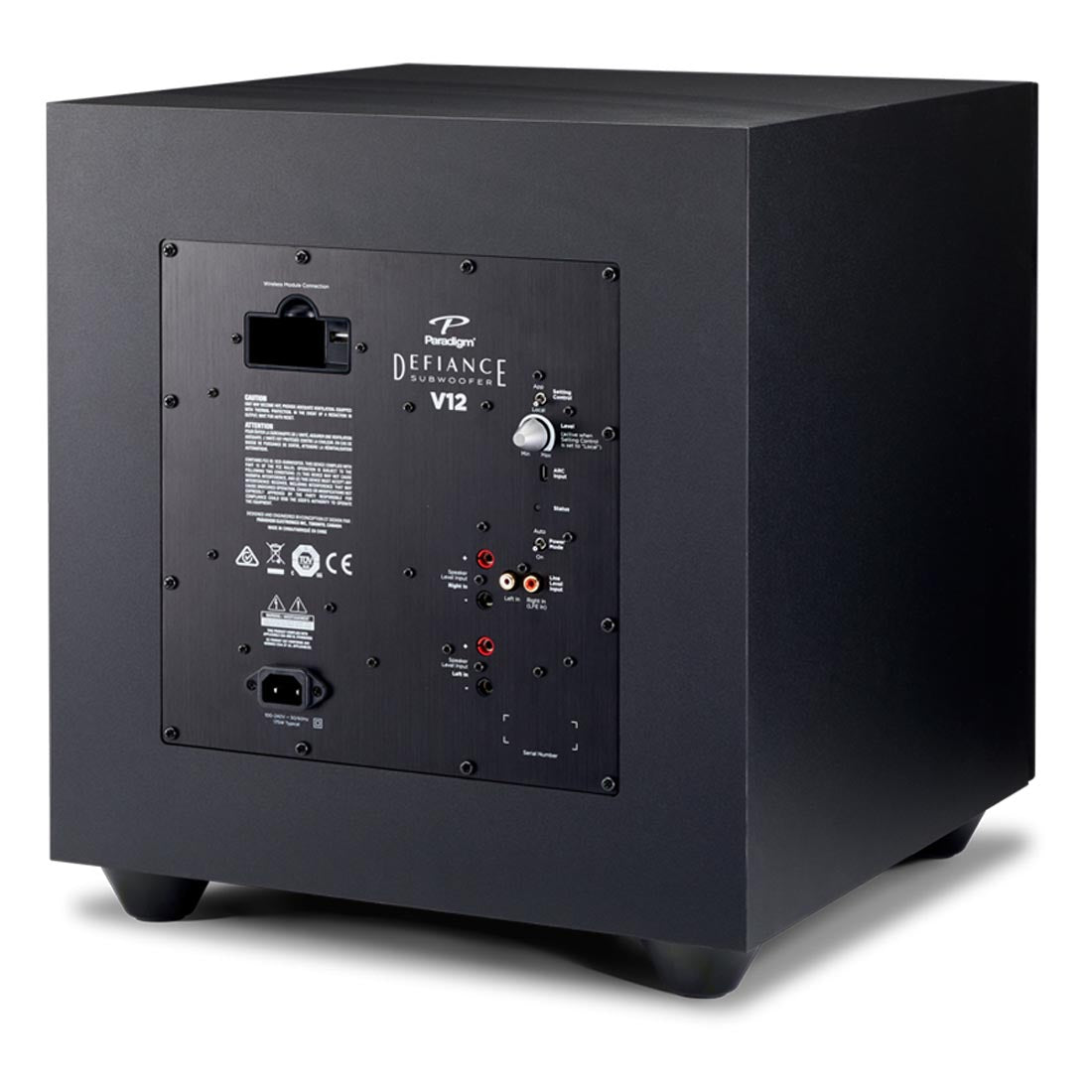 Paradigm Defiance V12 Series Subwoofer – Satin Black