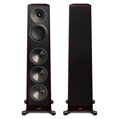 Paradigm Founder 120H 5-Driver 3 Way Hybrid Floor Standing Speaker - Midnight Cherry - Pair