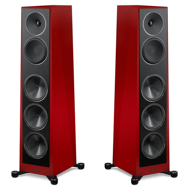 Paradigm Founder 120H 5-Driver 3 Way Hybrid Floor Standing Speaker - Ruby Frostbite - Pair