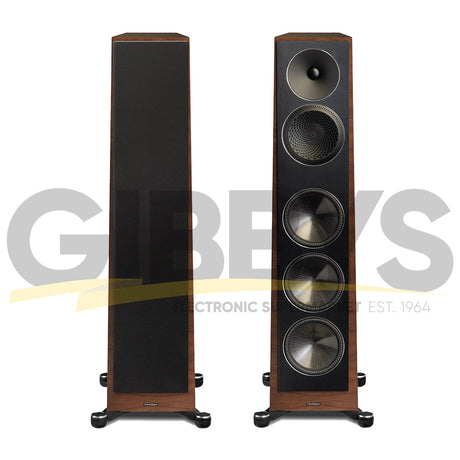 Paradigm Founder 120H Floor Standing Speakers | Founder 90C Center Channel Speaker | Paradigm Founder 40B Bookshelf Speakers - Walnut - Bundle