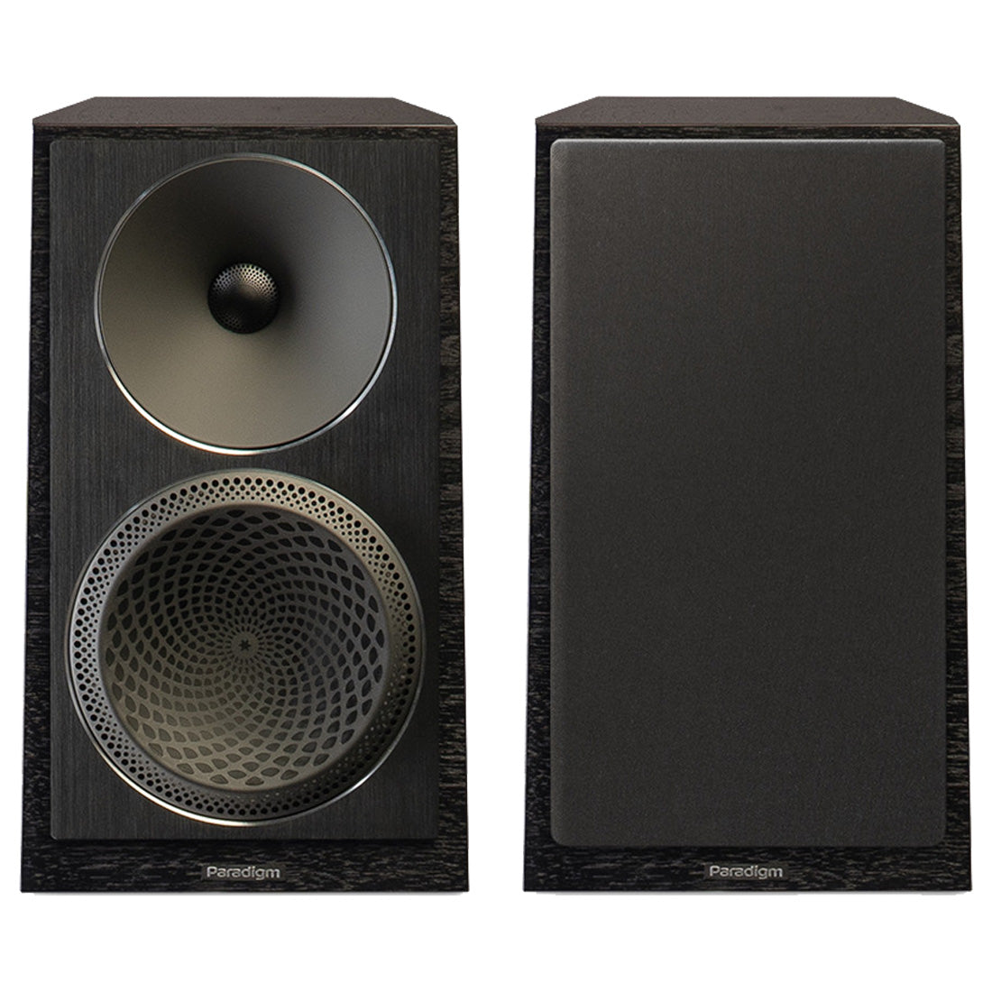 Paradigm Founder 40B 2- Driver 2 Way Bass Reflex Stand-Mount Bookshelf Speakers - Black Walnut - Pair