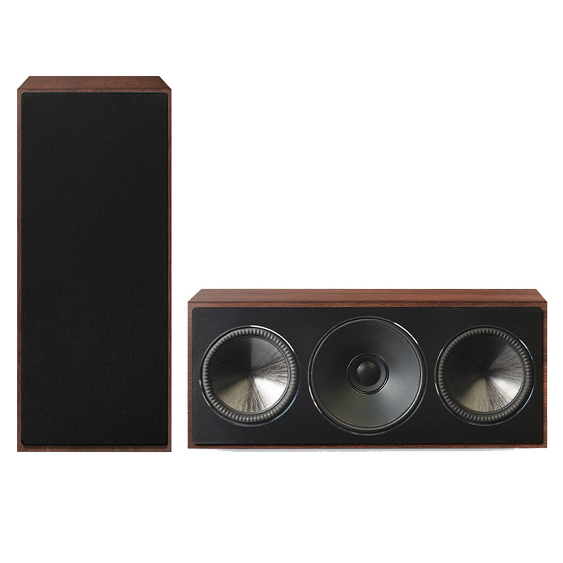 Paradigm Founder 70LCR 4-driver 3 Way LCR Bookshelf Speaker - Walnut - Pair