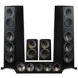 Paradigm Founder 120H Floor Standing Speakers | Founder 90C Center Channel Speaker | Paradigm Founder 40B Bookshelf Speakers - Gloss Black - Bundle