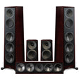 Paradigm Founder 120H Floor Standing Speakers | Founder 90C Center Channel Speaker | Paradigm Founder 40B Bookshelf Speakers - Midnight Cherry - Bundle