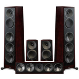 Paradigm Founder 120H Floor Standing Speakers | Founder 90C Center Channel Speaker | Paradigm Founder 40B Bookshelf Speakers - Midnight Cherry - Bundle