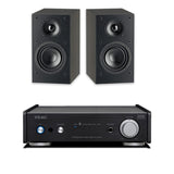 Paradigm MONITOR SE Atom BLK Bookshelf Speakers (Pair) | TEAC AI301DAXB Integrated Amplifier w/ USB DAC - Bundle