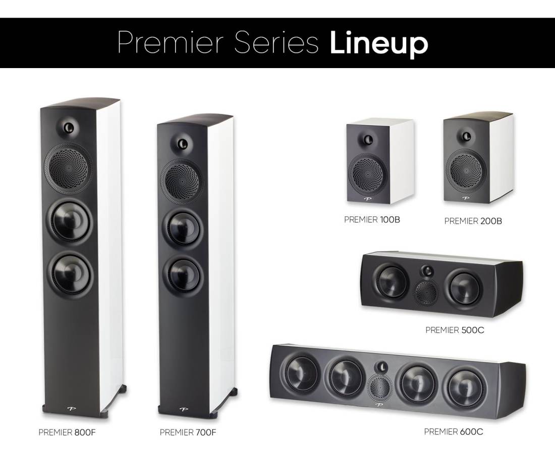 Paradigm Premier 200B Bookshelf Speaker – Gloss White - Pair