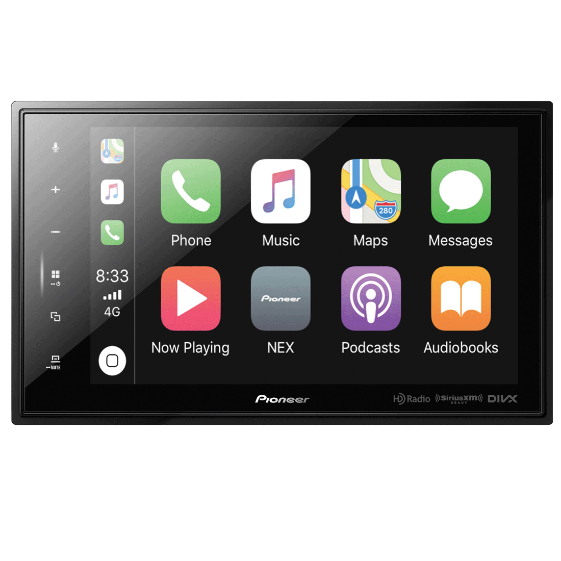 Pioneer DMH-C5500NEX Double-Din 8" Bluetooth Digital Multimedia Receiver (does not play discs)