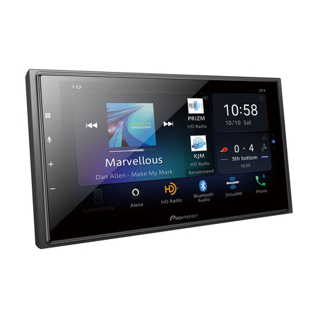 Pioneer DMH-W4660NEX Double-Din 6.8″ Digital Multimedia Receiver (does not play CDs)