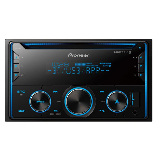Pioneer FH-S520BT Double-Din CD Receiver with Built-in Bluetooth
