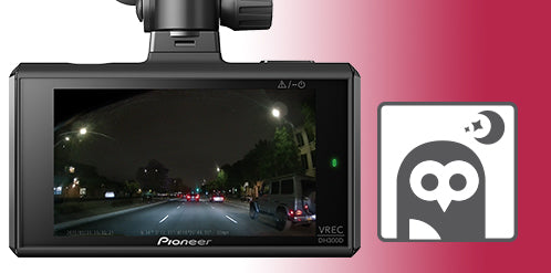 Pioneer VREC-DH300D 2-Channel Dual Recording HD Dash Cam with Rear-View Cam
