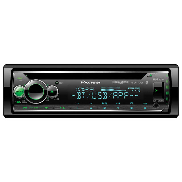 Pioneer DEH-S7200BHS Single-DIN CD Receiver with Smart Sync App Compatibility HD Radio Tuner And SiriusXM-Ready