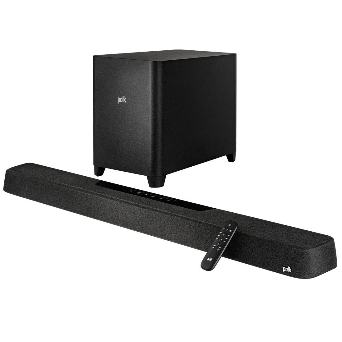 Polk Audio Magnifi Max AX 5.1.2 Sound Bar with 10″ Wireless Subwoofer