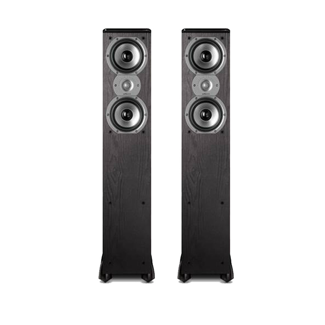 Polk Audio TSi300 3-Way Floor-Standing Speakers - Pair - Black