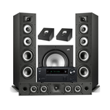 Onkyo TX-NR6100 7.2 Channel THX Certified Network A/V Receiver | Polk Audio Monitor XT70 Floor Standing Loudspeakers – Pair | XT35 Center Channel | XT90 Height Speaker - Pair | XT12 12” Subwoofer - Bundle