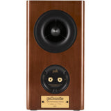 Polk Reserve R200 Anniversary Edition Cherry bookshelf speaker with signature plaque on back