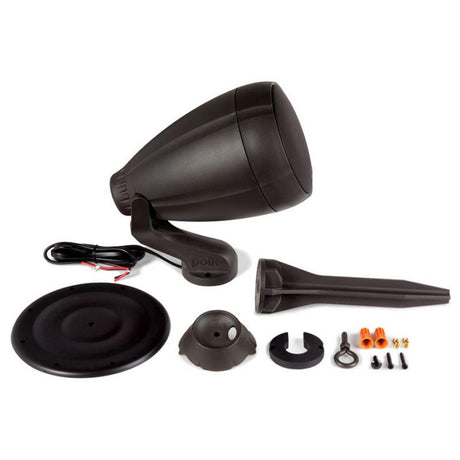 Polk Atrium Sat 300 outdoor satellite speaker and included accessories