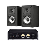 Polk Audio Monitor XT15 Compact Bookshelf Speakers (Pair) | TEAC AX505B Integrated Amplifier - Bundle