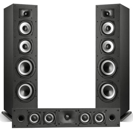 Polk Audio Monitor XT70 Floor Standing Speakers - Pair | Monitor XT35 Center Channel Loudspeaker - Bundle