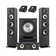 Onkyo TX-NR6100 7.2 Channel THX Certified Network A/V Receiver | Polk Audio XT60 Floor Standing Speakers – Pair | Polk Audio Monitor XT30 Center Channel | XT90 Height Speakers- Pair | Polk Audio XT12 12” Subwoofer - Bundle