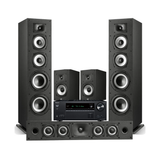Onkyo TX-NR6100 7.2 Channel THX Certified Network A/V Receiver | Polk Audio XT70 Floor Loudspeakers | XT35 Center Channel Loudspeaker | XT20 Bookshelf Loudspeakers - Bundle