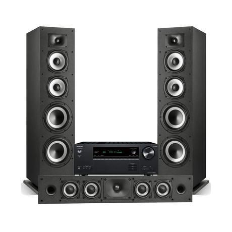 Polk Audio Monitor XT70 Floor Standing Speakers - Pair | Monitor XT35 Center Channel Loudspeaker - Bundle (Copy)