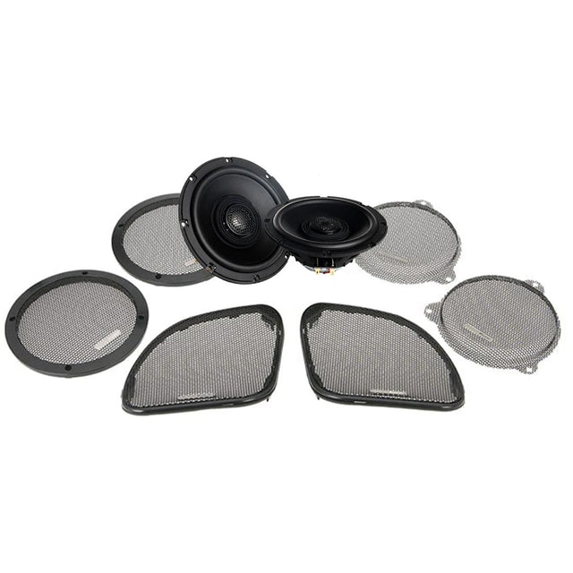 Precision Power HD14.652 6.5" 2-Ohm Fairing Speakers Upgrade Kit for Select 2014+ Harley-Davidson Touring Motorcycles