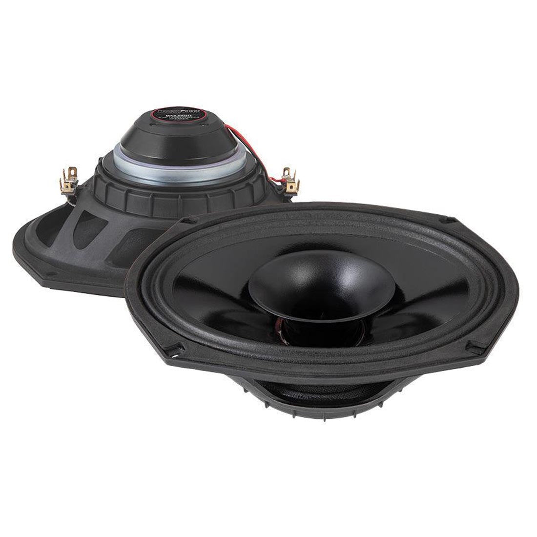 Precision Power MAS.692HT 6"x9" 2-Ohm High Efficiency Horn Loaded Motorcycle Speakers - Soundstream Reserve